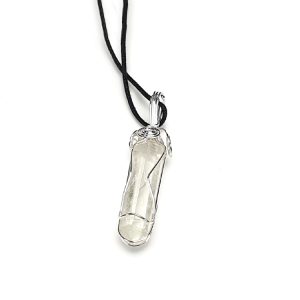 Clear Quartz Pendant Sphatic Stone Pendant