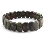 African Bloodstone Bracelet (Diamond Cut Tumble)