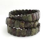 African Bloodstone Bracelet (Diamond Cut Tumble)