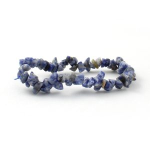 Sodalite Chips Natural Stone Single Bracelet – Remedywala