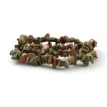 Unakite Chips Natural Stone Single Bracelet