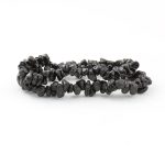 Black Agate Chips Bracelet, Black Agate Bracelet