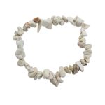 Copper howlite Chips Natural Stone Single Bracelet