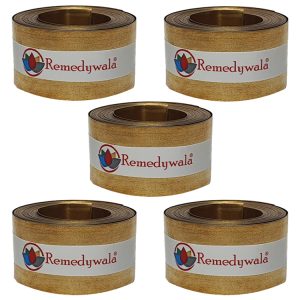 Remedywala Energized Vastu Brass Strip (Pack of 5)