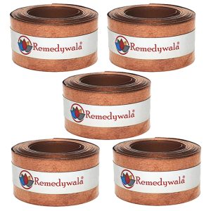 Remedywala Energized Vastu Copper Strip (Pack of 5)