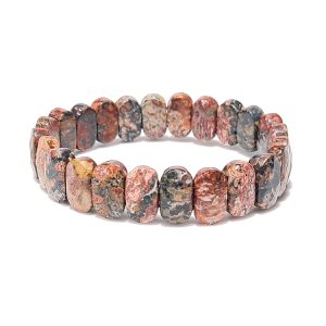 Leopard Skin Jasper Bracelet (Diamond Cut Tumble)