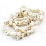 Copper howlite Chips Natural Stone Single Bracelet