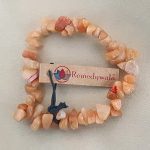 Charged Activated Energized Red Aventurine Chips Bracelet Red Aventurine Bracelet