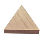 Vastu Shriparni Wooden Pyramid with Base Vastu Pyramid Plate (3 inch)