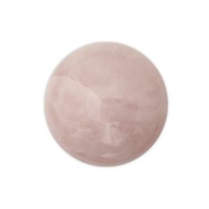 Charged Activated Energized Rose Quartz Diamond Cut Sphere Ball for Reiki Healing, Meditation.