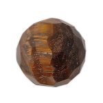 Charged Activated Energized Tiger Eye Diamond Cut Sphere Ball for Reiki Healing, Meditation.