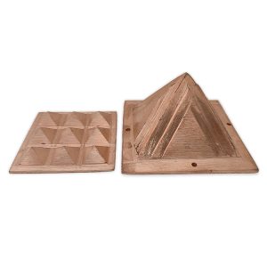 Vastu Shriparni Copper Pyramid with Base Vastu Pyramid Plate