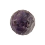 Amethyst Sphere Ball Diamond Cut for Reiki Healing, Meditation