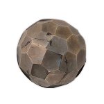 Charged Activated Golden Pyrite Sphere Ball Diamond Cut For Reiki Healing, Meditation.