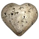 Charged Activated Energized Golden Pyrite Heart for Reiki Healing, Meditation