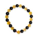 Citrine Black Obsidian Combination Bracelet 8mm – Remedywala