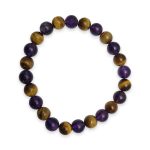 Tiger Eye Amethyst Combination Bracelet 8mm – Remedywala