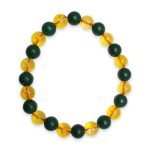 Citrine Green Jade Combination Bracelet 8mm – Remedywala