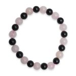 Remedywala Rose Tourmaline Combination Bracelet 8mm