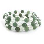 Green Jade Clear Quartz Combination Bracelet 8mm – Remedywala