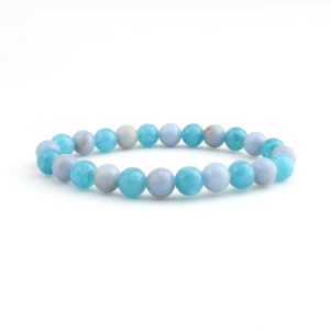 Remedywala Celestite Angelite Combination Bracelet 8mm