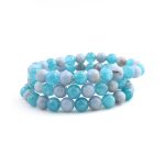 Remedywala Celestite Angelite Combination Bracelet 8mm