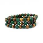 Green Jade Tiger Eye Combination Bracelet