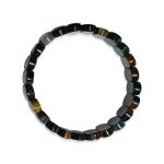 Multicolor Tiger Eye Bracelet (Diamond Cut Tumble)