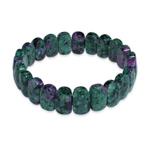 Ruby Zoisite Bracelet (Diamond Cut Tumble)