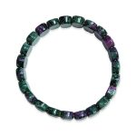 Ruby Zoisite Bracelet (Diamond Cut Tumble)