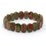 Unakite Bracelet (Diamond Cut Tumble)