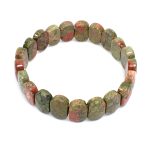 Unakite Bracelet (Diamond Cut Tumble)