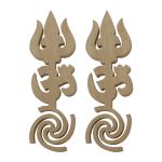 Shriparni Tri-Shakti (Trishul Om ) (Pair)