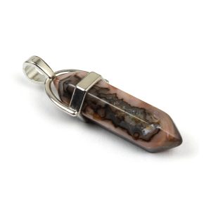 Rhodonite Pencil Pendant